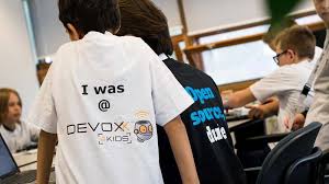Kinderen aan het werk tijdens Devoxx4Kids Nijmegen