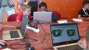 Kinderen aan het werk tijdens Devoxx4Kids Nieuwegein