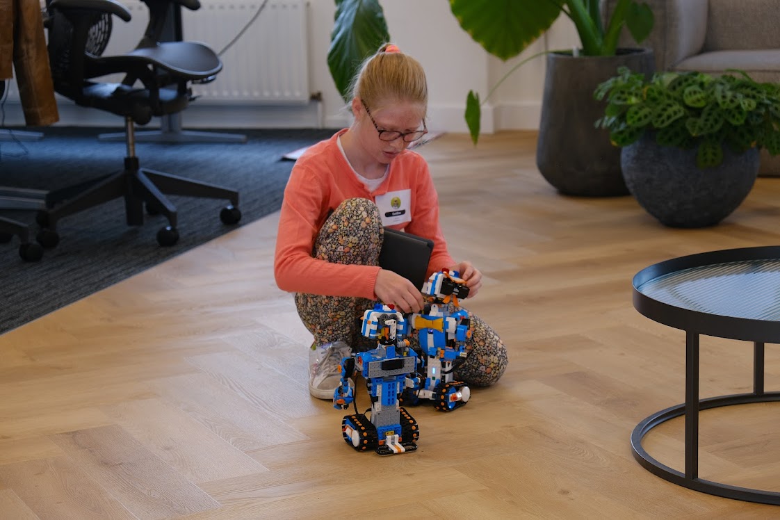 Kinderen aan het werk tijdens Devoxx4Kids Nieuwegein